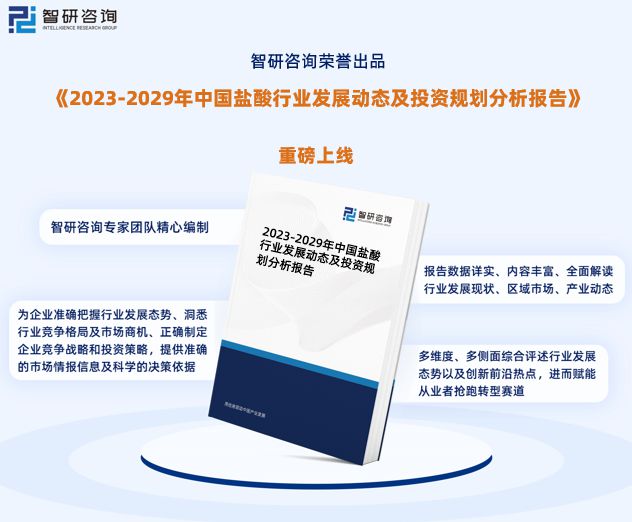 米乐m6盐酸行业现状！2023年中国盐酸行业市场研究报告（智研咨询）(图1)